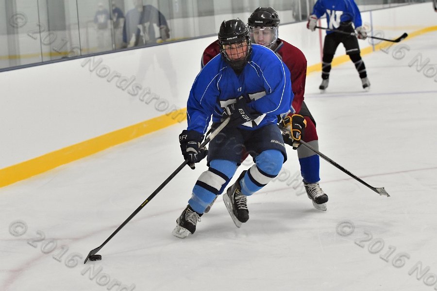 Wheaton College Men\'s Ice Hockey vs Middlesex Community College. - Photo By: KEITH NORDSTROM